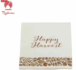 Color Printed Paper Napkins for Dinner