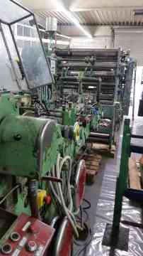 SOS Bag Making Machine with Flat Handle and 4 Color Print