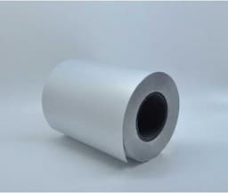 50um Matte Silver PET Acrylic Glue White Glassine Liner