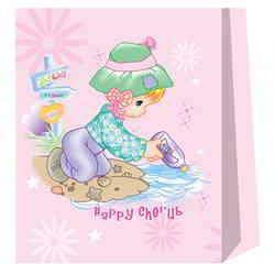Cartoon Paper Bags - Rose Color