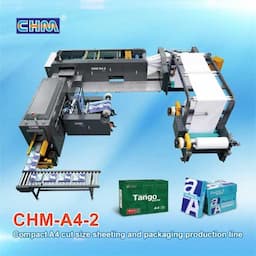 Compact A4 Cut Size Sheeting and Packaging Production Line