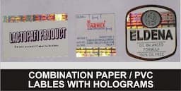 Paper/ PVC Labels with Holograms