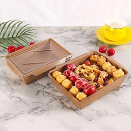 Kraft Paper 1200ml Lunch Boxes