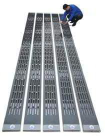 Ceramic glass dewatering assymbly