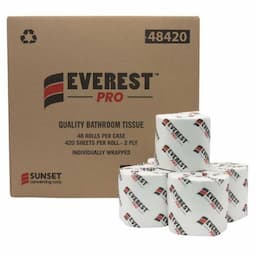 Everest Pro 2 Ply Toilet Tissue 420 Sheets