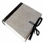 Handmade Square Pirate Book Silver Color
