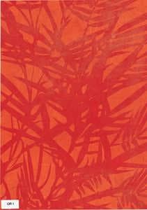 Bamboo Paper Sheet - Orange Color