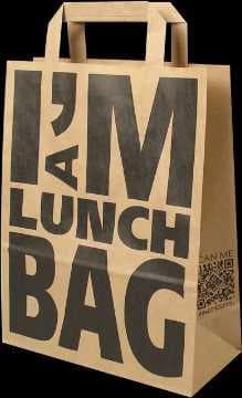 Paper Bags with Flat Handles