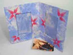 Morning Star Paper Double Photo Frame