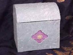 Silk Paper Oval Box