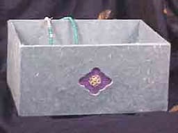 Silk Paper Box With Filigree