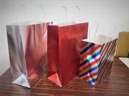 Paper Bags with Serrated Top  
