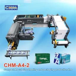 CHM-A4-2 A4 Cut Size Sheeting and Packaging Production Line
