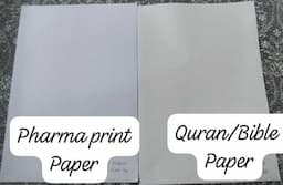 Bible Paper / Quran Paper 