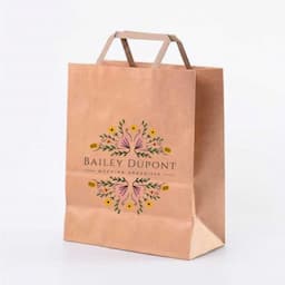 Flat Handle Paper Bags