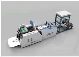 V Bottom Paper Bag Machine PBM-2C-1517 (WITH 2 Color)