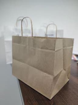 Paper Bags with Twisted Handles