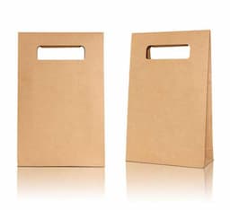 Sustainable Kraft Paper Bags (with Flat Handle)