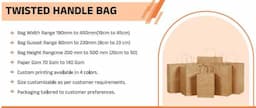 Kraft Paper Bags (With and Without Handles)